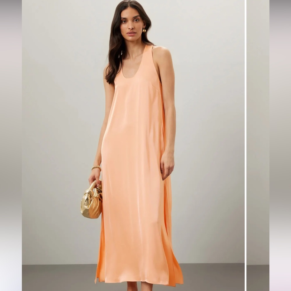 Rosetta Getty Peach Maxi Dress - Picture 3 of 11